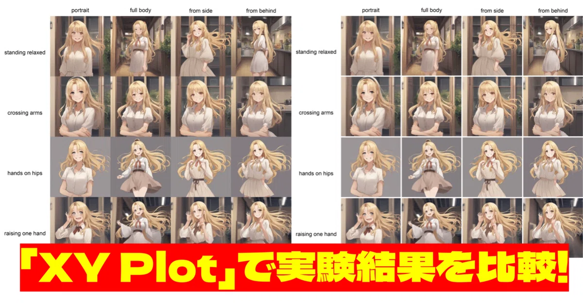 Cover Image for [ComfyMaster19]「XY Plot」で実験結果を比較! #ComfyUI