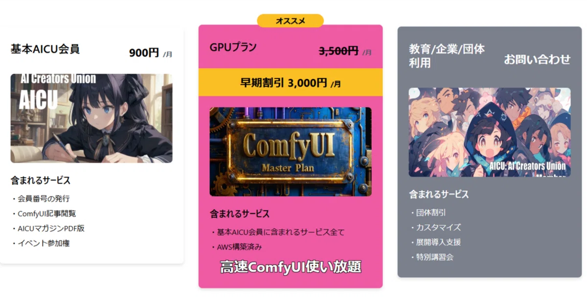 Cover Image for AICUが新サービス「共有ComfyUI」を提供、noteメンバーシップ向けに先行リリース開始