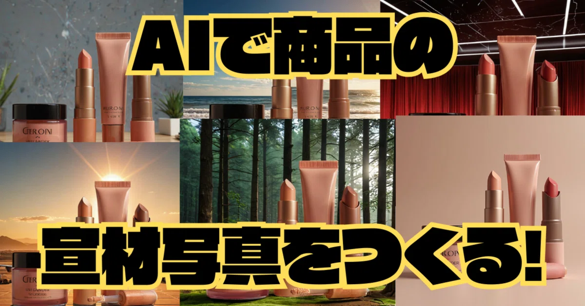 Cover Image for [ComfyMaster47] AIで商品の宣材写真をつくる！