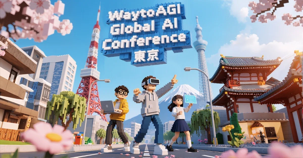 Cover Image for WaytoAGIグローバルAIカンファレンス東京大会開催(6/7-8) AICUも登壇!