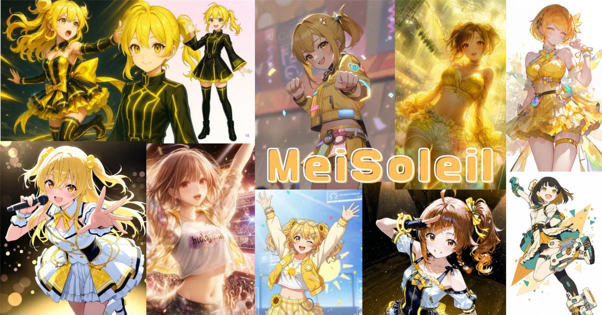 Cover Image for AiCutyキャラデザコンテスト「Mei Soleil」（メイ・ソレイユ）部門結果発表！ #MeiSoleil